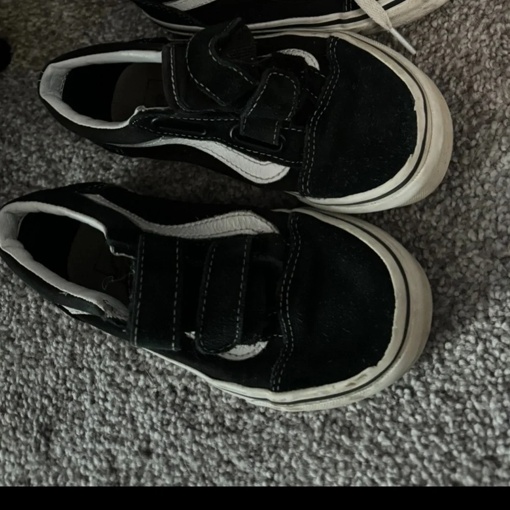 Black van’s Velcro shoes - Picture 2 of 2